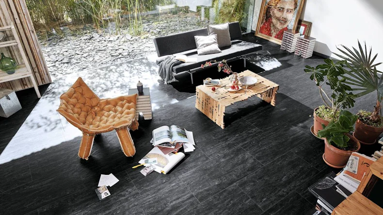 MEISTER pavimento organico - MeisterDesign flex DD 400 / DB 400 Black Lava (400008-0858399-07323)