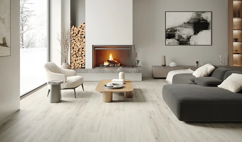 planeo Klick Vinyl - Rigid Altholzeiche grauweiß | wasserfest (RS7338)