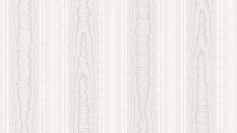 Papier peint en vinyle blanc à rayures rétro classiques Concerto 3 819