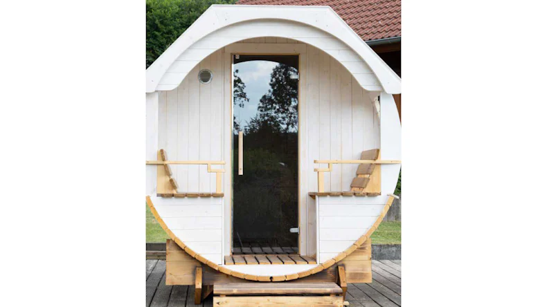 Vollglastür für Saunafass Finja/Svenja