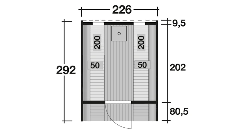 planeo Saunafass Premium Finja 1