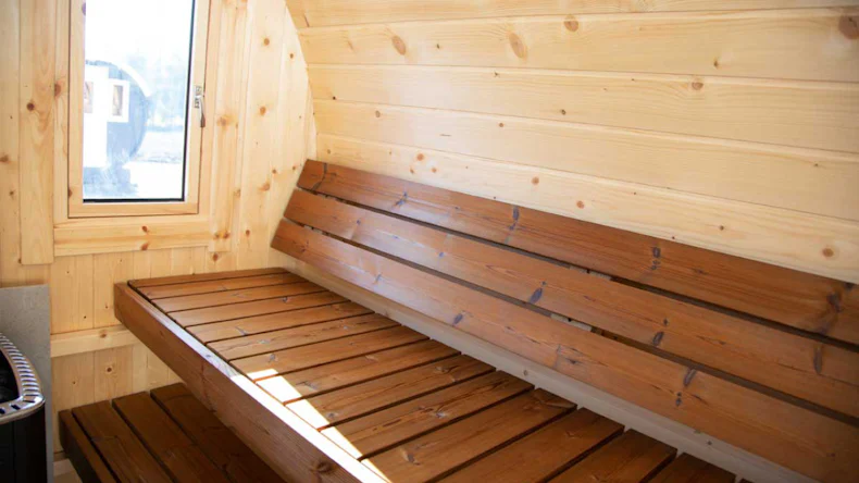 planeo Saunafass Premium Finja 1 Thermoholz Bausatz