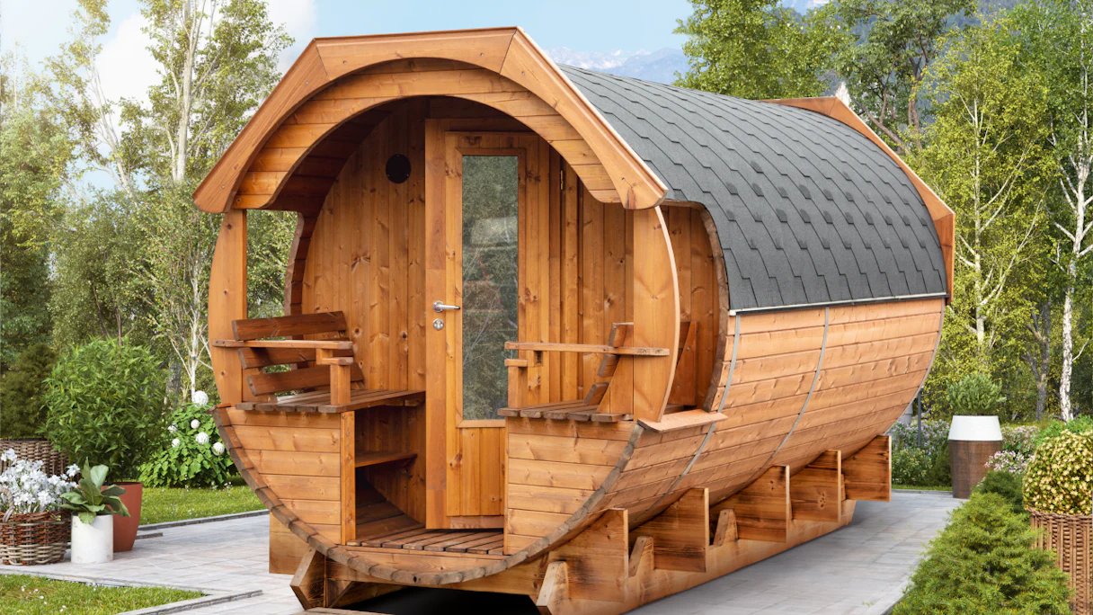 barile sauna planeo Premium Svenja 1 kit naturale