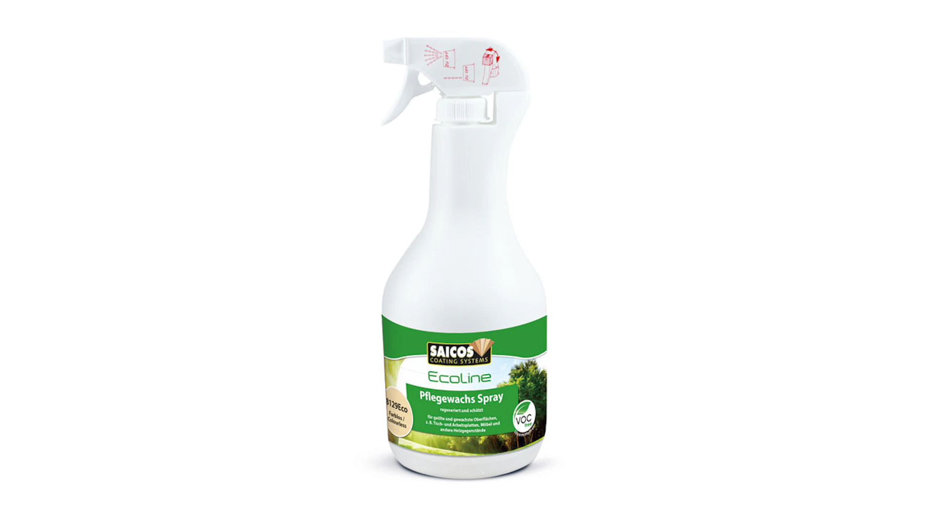 Saicos Ecoline Pflegewachs- Spray 1 Liter