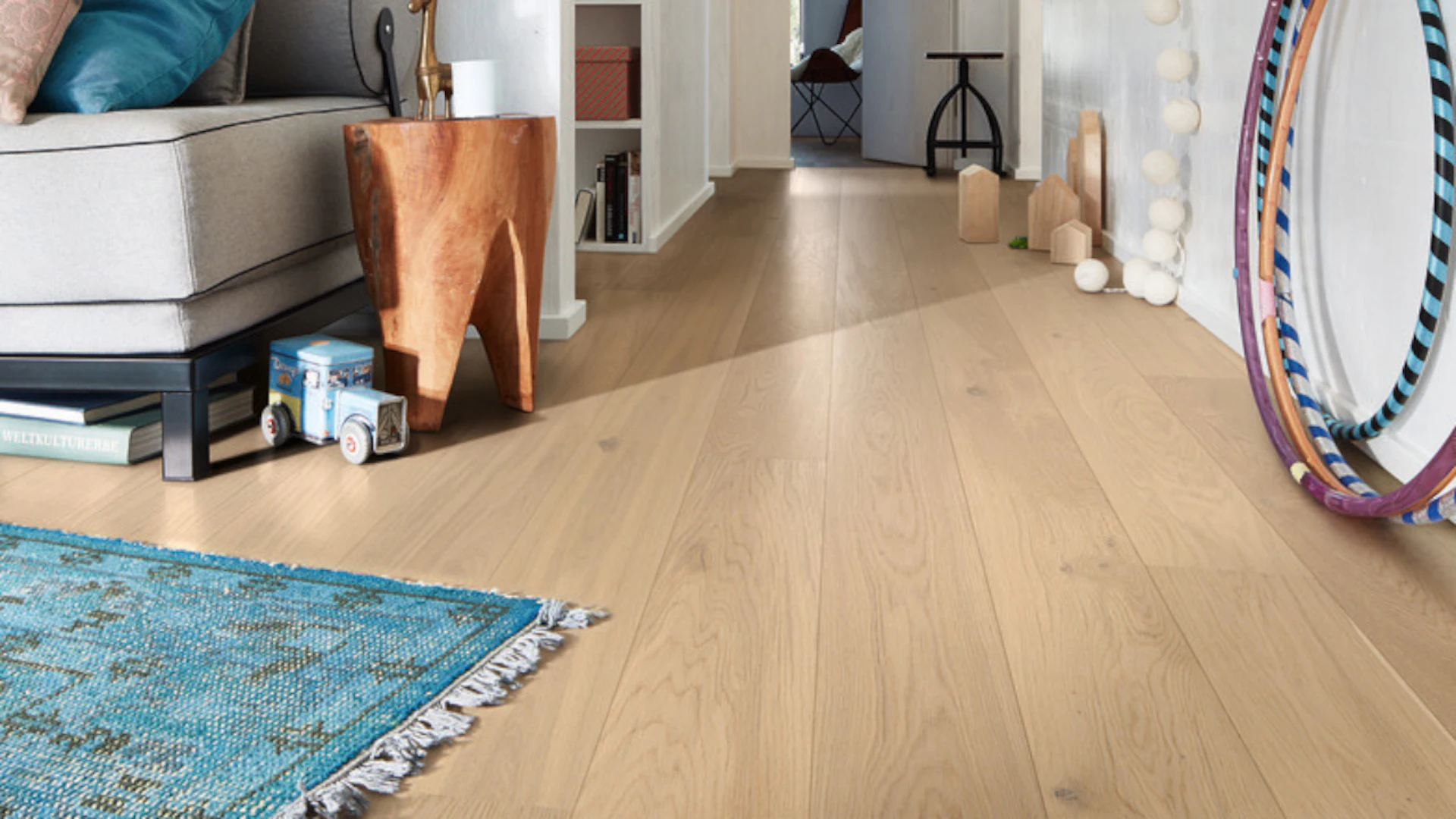 planeo parquet - oak rustic look leached brushed