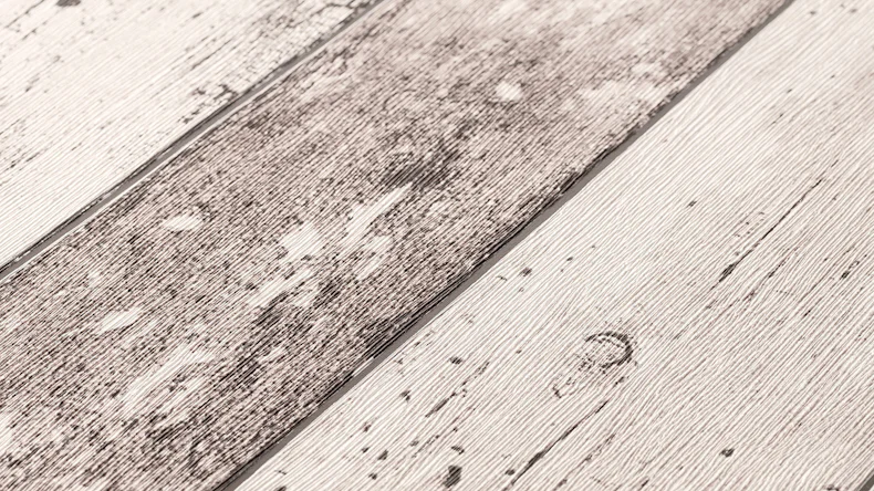 Carta da parati in vinile Best of Wood'n Stone 2a edizione A.S. Création muro in legno stile country in legno marrone crema 053