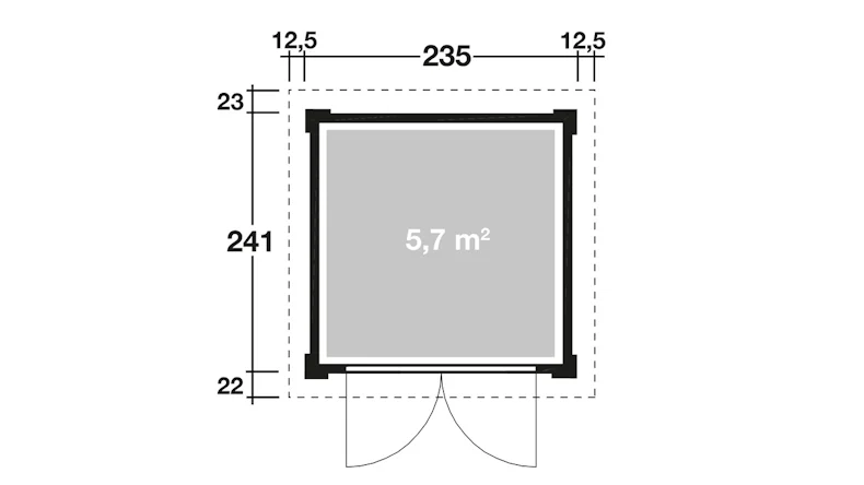planeo abri de jardin - Maison système Pulti Softline