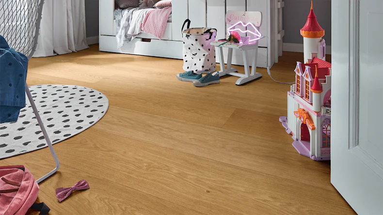 MEISTER Lindura-Holzboden HD 400 - 08913 Eiche natur ultramattlackiert 2200 x 205 x 11 mm (500214-2200205-08913)