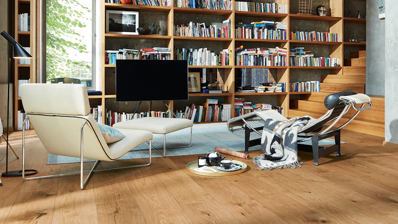 MEISTER Lindura-Holzboden HD 400 - 08915 Eiche authentic ultramattlackiert 2200 x 205 x 11 mm (500214-2200205-08915)