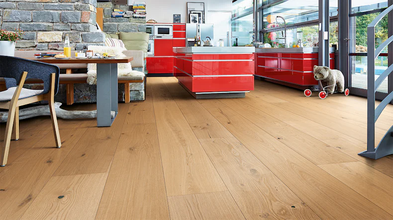 MEISTER Lindura-Holzboden HD 400 - 08916 Eiche authentic karamell ultramattlackiert 2200 x 270 x 11 mm (500214-2200270-08916)