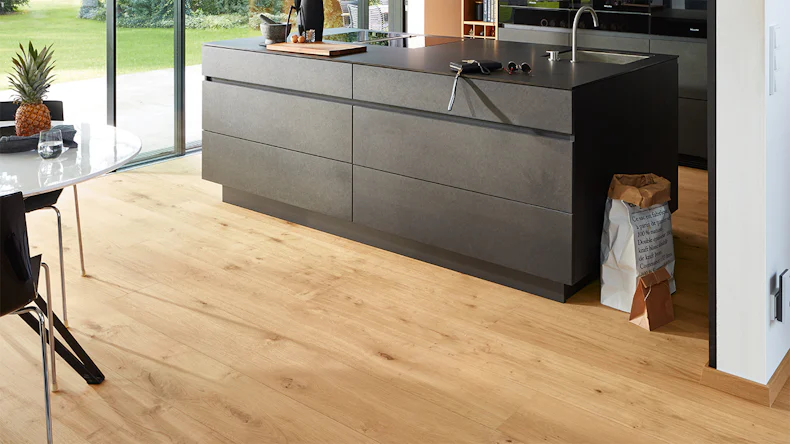 MEISTER Lindura-Holzboden HD 400 - 08921 Eiche authentic pure ultramattlackiert 2200 x 205 x 11 mm (500214-2200205-08921)