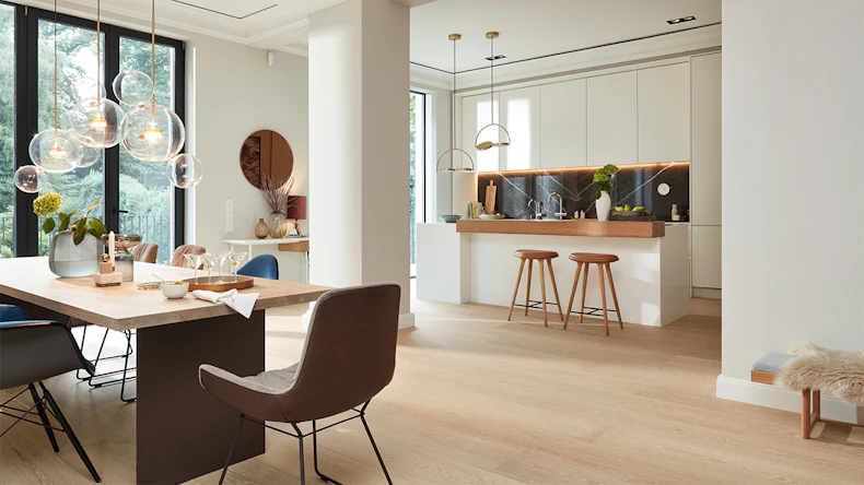 MEISTER Lindura-Holzboden HD 400 - 08922 Eiche natur champagner ultramattlackiert 2200 x 270 x 11 mm (500214-2200270-08922)