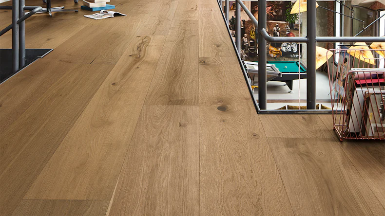 MEISTER Lindura-Holzboden HD 400 - 08923 Eiche authentic greige ultramattlackiert 2200 x 270 x 11 mm (500214-2200270-08923)