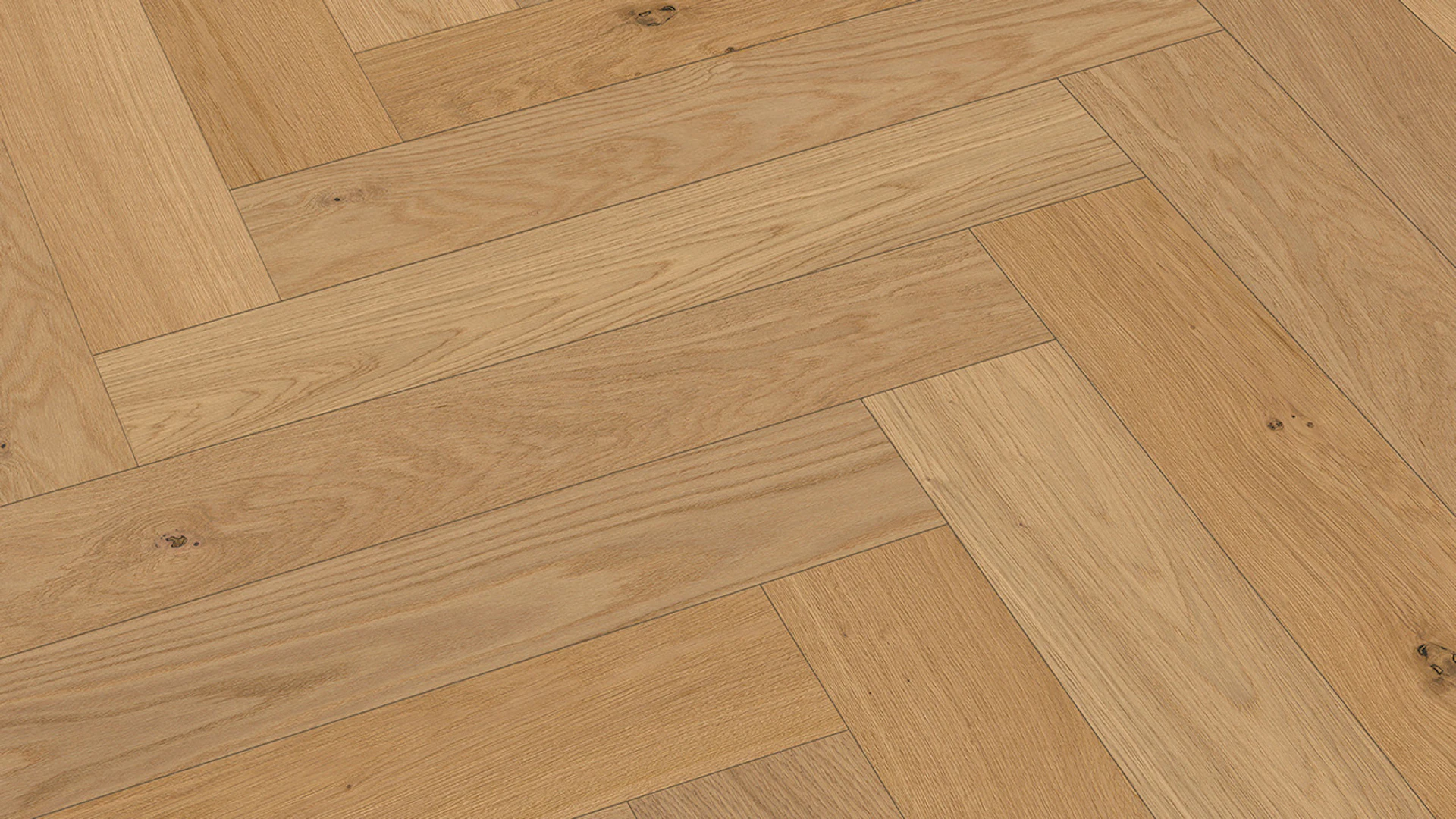 planeo Parquet Flooring - Noble Wood Herringbone Oak Odda | Made in Germany (EDP-5298)