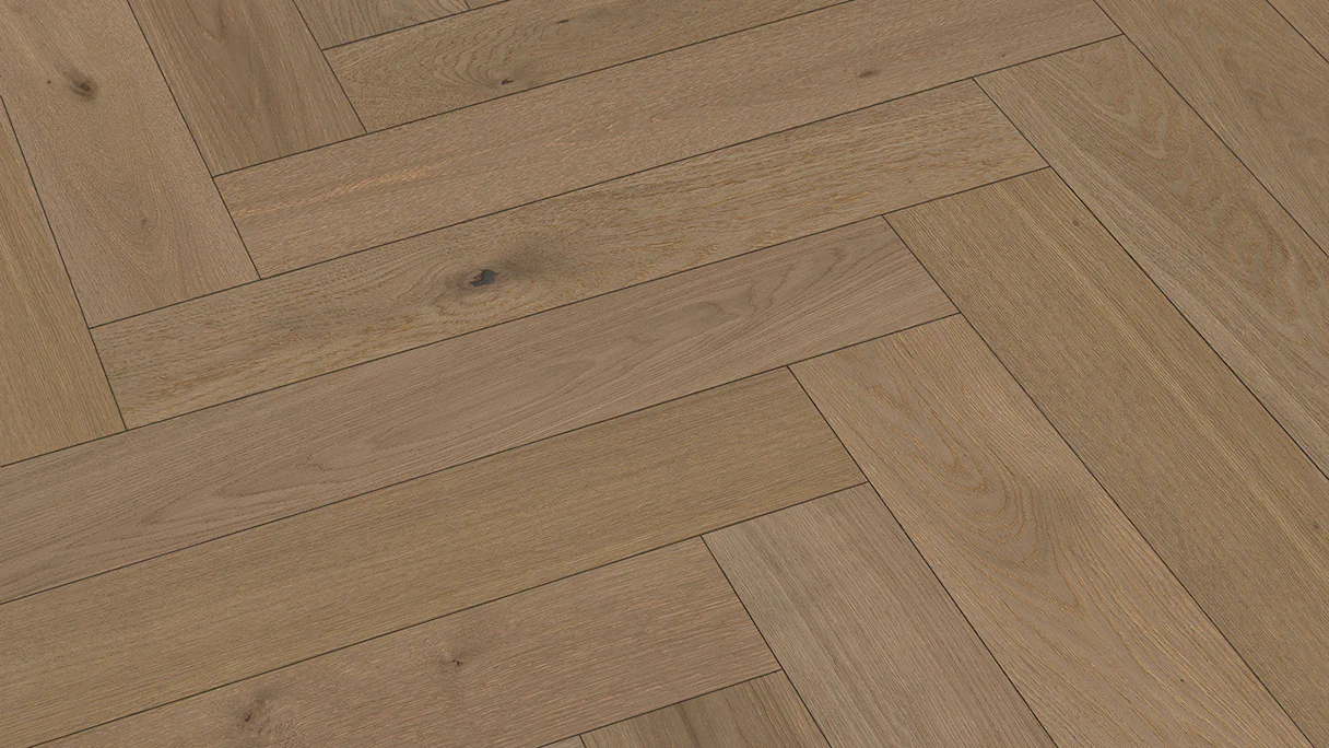 planeo Parquet Flooring - Noble Wood Herringbone Mysen | Made in Germany (EDP-1398)