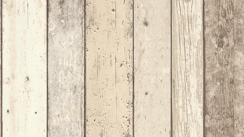 Carta da parati in vinile Best of Wood'n Stone 2a edizione A.S. Création muro in legno stile country beige marrone bianco 110
