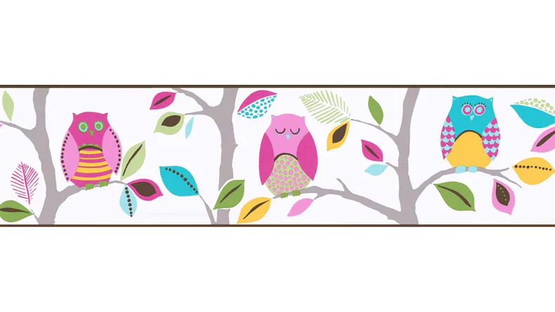 SK Folietapete Only Borders 11 Bilder Kinder Blau 523