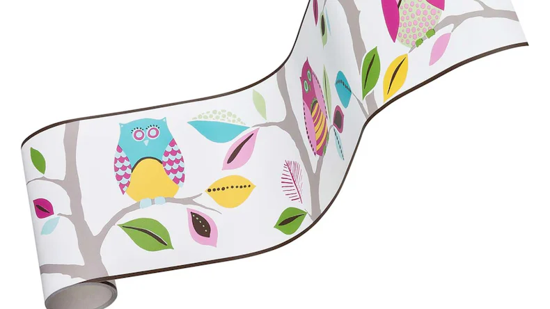 SK Folietapete Only Borders 11 Bilder Kinder Blau 523