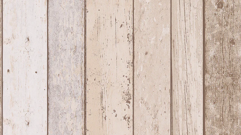 Papier peint Il Decoro A.S. Création country style mur en bois beige bleu brun 910