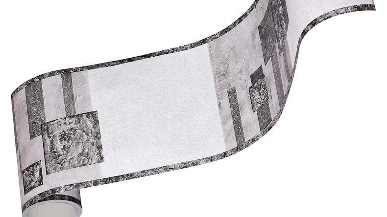 SK Folietapete Only Borders 11 Bilder Modern Grau 623