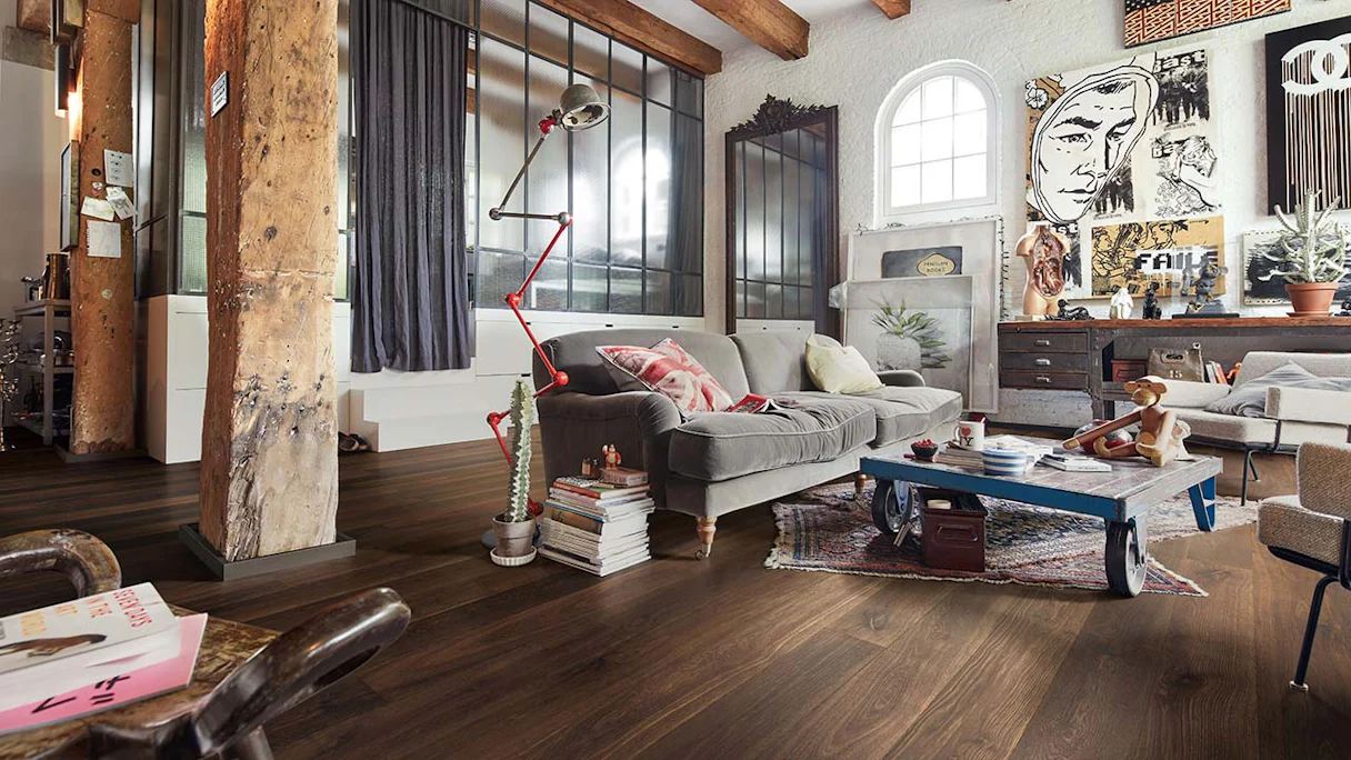 MEISTER Parquet Flooring - Longlife PD 400 Oak lively smoked (500006-2200180-09007)