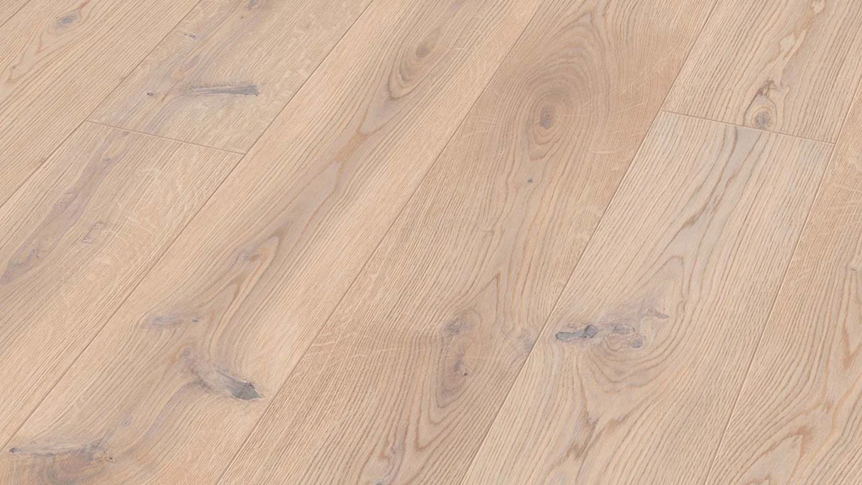 MEISTER Parquet Flooring - Longlife PD 400 Oak authentic cream white (500006-2200180-09017)