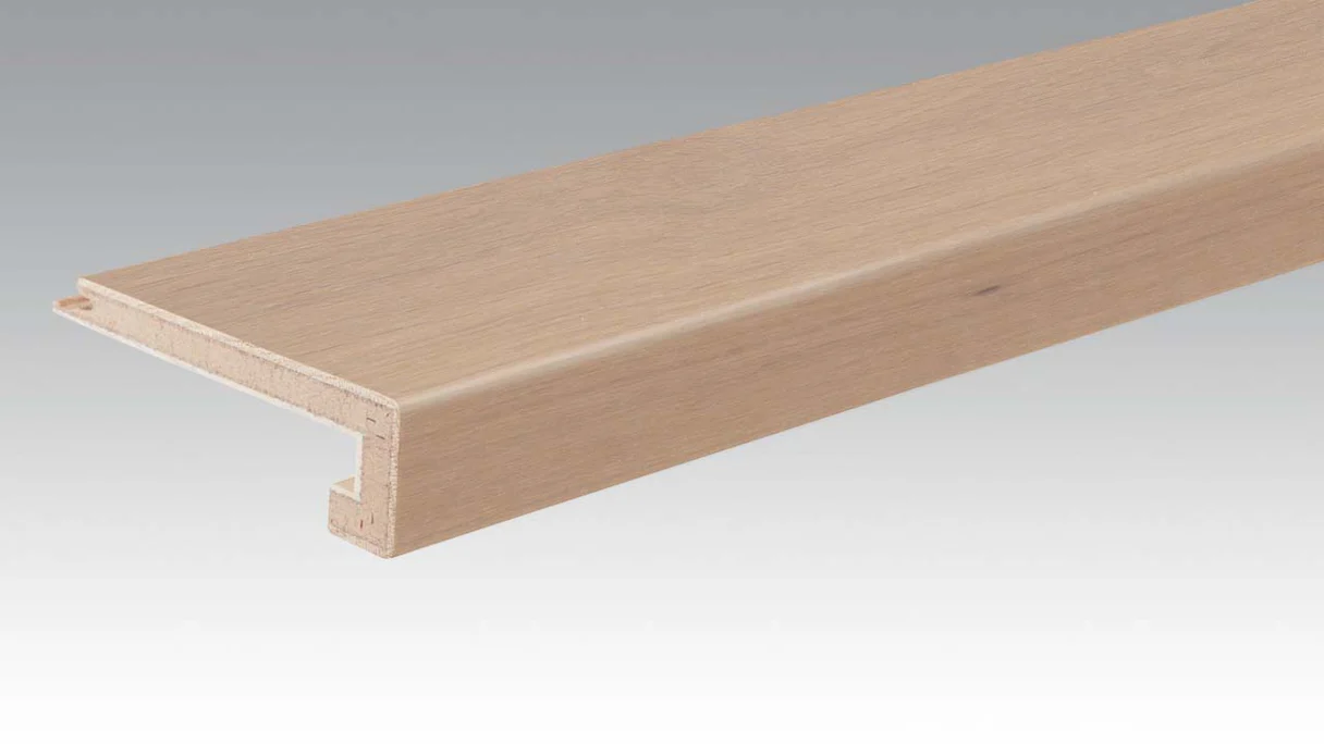 Profilé MEISTER de nez de marche en parquet Profilé en U Chêne authentique blanc crème 9031