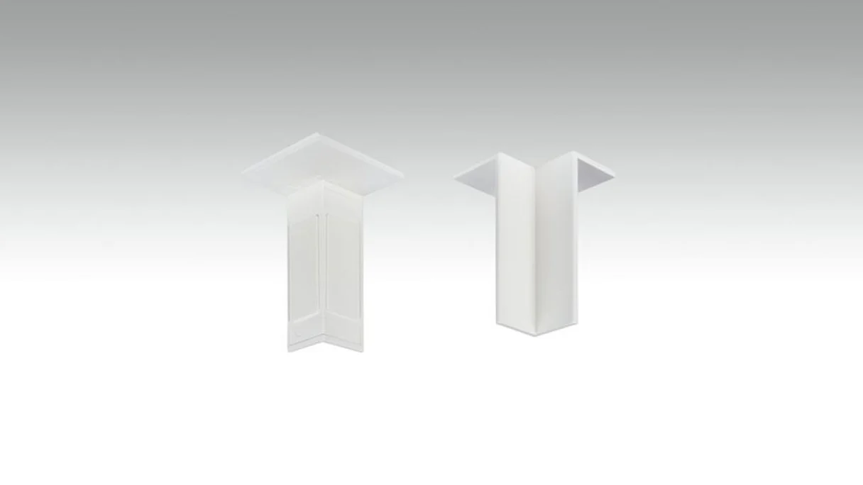 Angle intérieur auto-adhésif pour plinthe F100201M Modern White 18 x 50 mm - 4pcs. (9062262001)