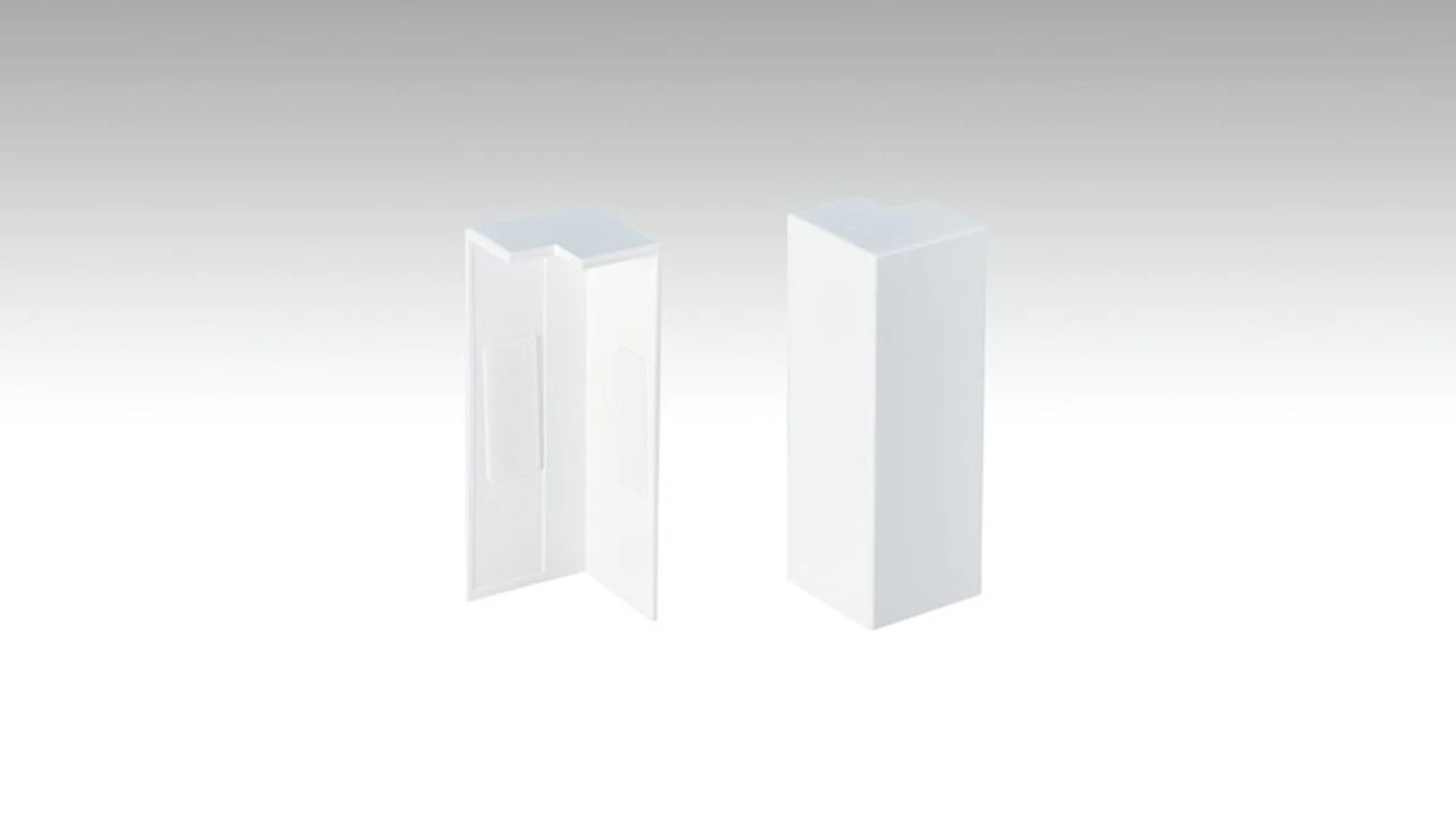 Outside corners self-adhesive for skirting board F100202M Modern White 18 x 80 mm (9062312001)