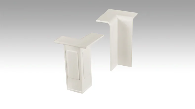 MEISTER Innenecke selbstklebend für Fußleiste Profil 15 MK | 15 F MK | 20 PK | 20 PK Aqua 2001 Weiß (800034-01-02001 - 9062382001)