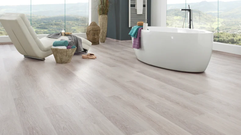 KWG Klick Vinyl - Antigua Infinity Hydrotec Silbereiche weiß (520113)