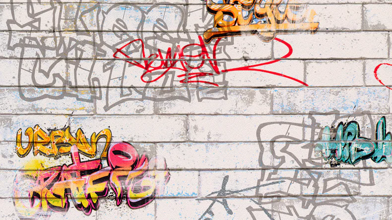 Carta da parati di carta Ragazzi & Ragazze 6 A.S. Création moderna per bambini carta da parati per bambini parete in pietra colorata bianca 611