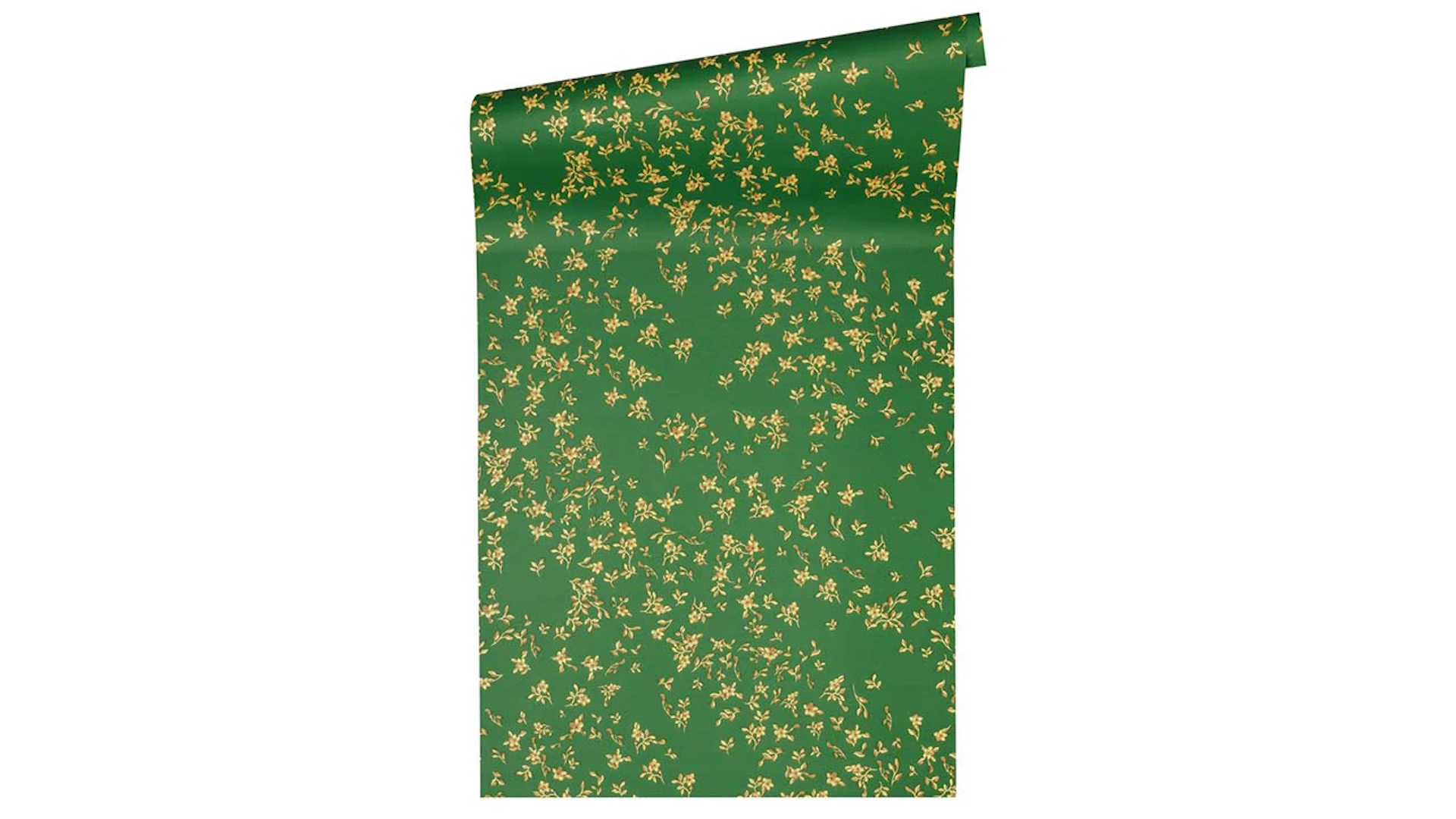 Vinyltapete grün Retro Klassisch Blumen & Natur Versace 4 856