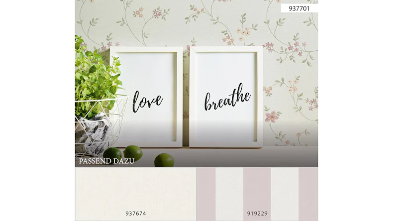 Carta da parati in vinile Best of non-woven A.S. Création vintage colorato verde bianco 701