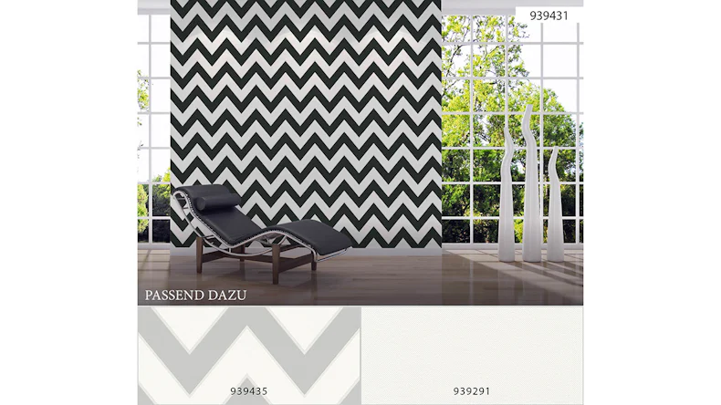 Vinyltapete Black & White 4 A.S. Création Modern Schwarz Weiß 431