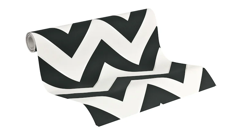 Vinyltapete Black & White 4 A.S. Création Modern Schwarz Weiß 431