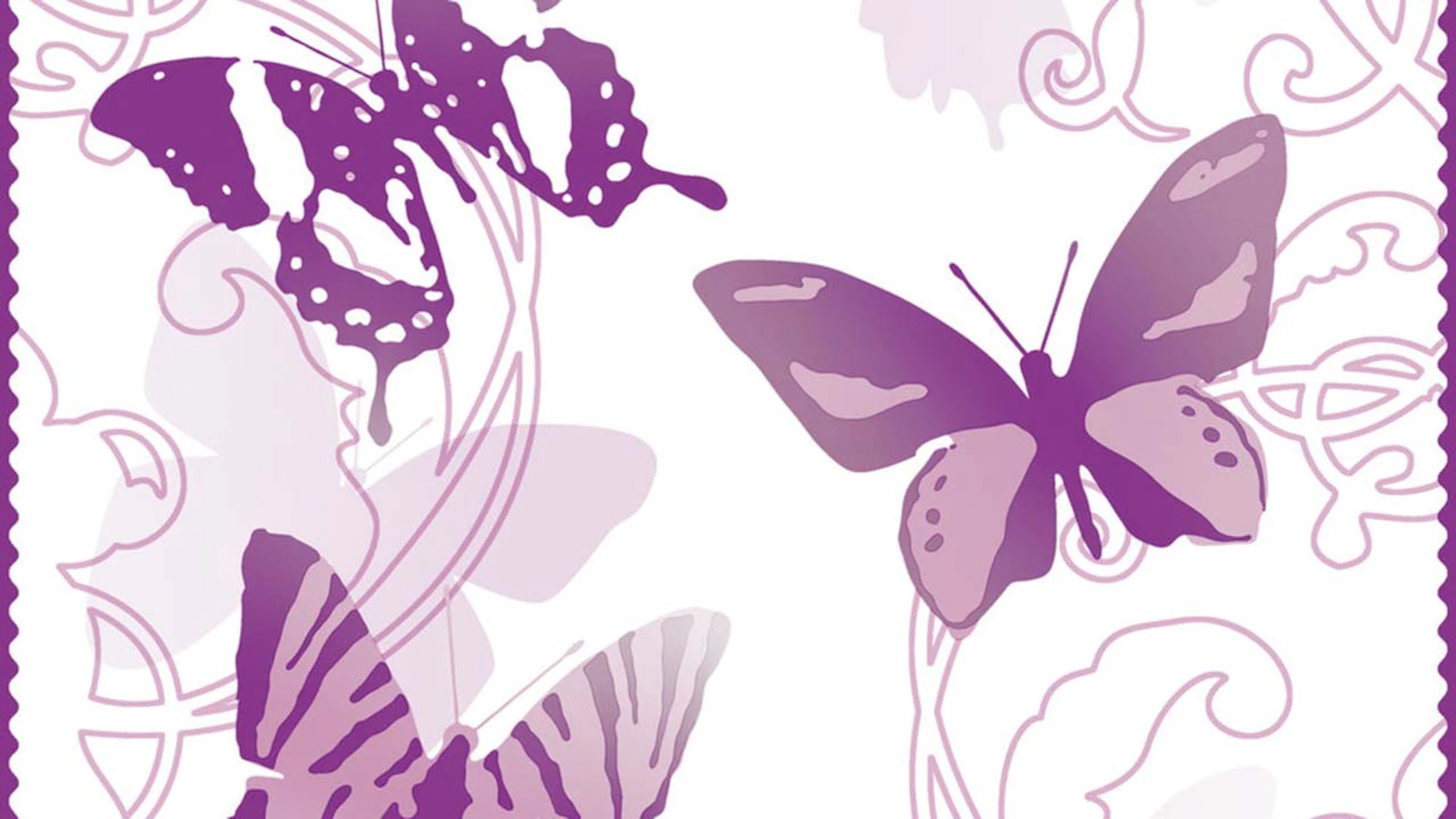 Panneau de conception de papier peint en vinyle violet fleurs modernes & panneau pop.up nature 582
