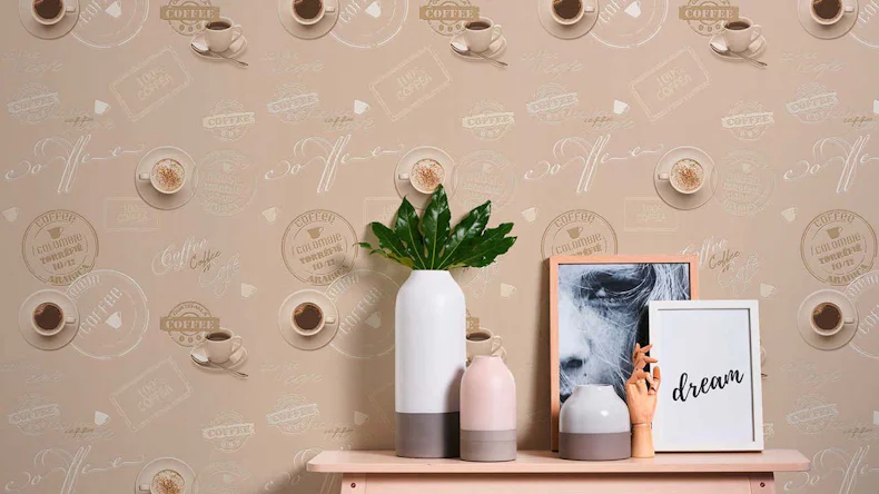 Vinyltapete beige Modern Bilder Il Decoro 082