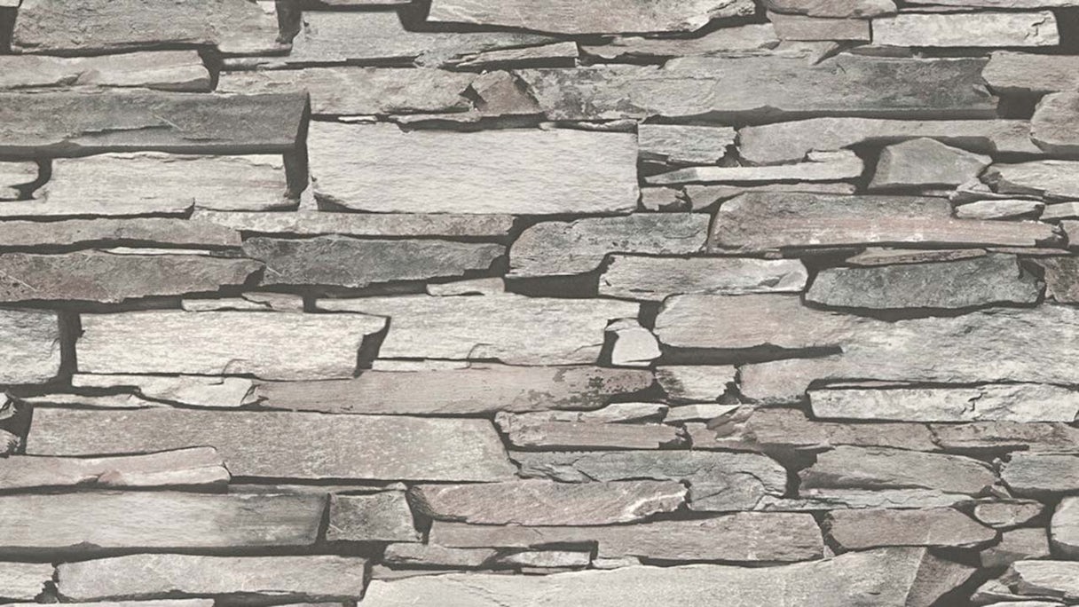 vinyl wallcovering textured wallpaper stone wallpaper grey modern stones Authentic Walls 2 118