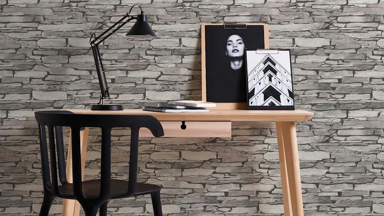 Vinyltapete Strukturtapete Steintapete grau Modern Steine Authentic Walls 2 118