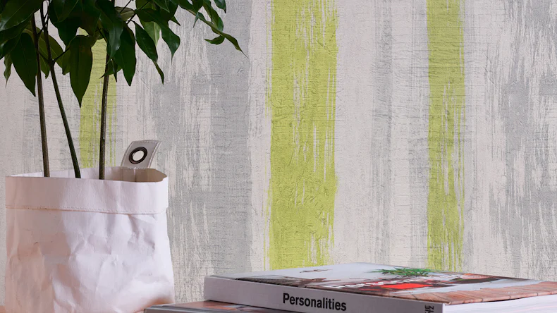 Vinyltapete Best of Wood`n Stone 2nd Edition A.S. Création Modern Gelb Grau Grün 251