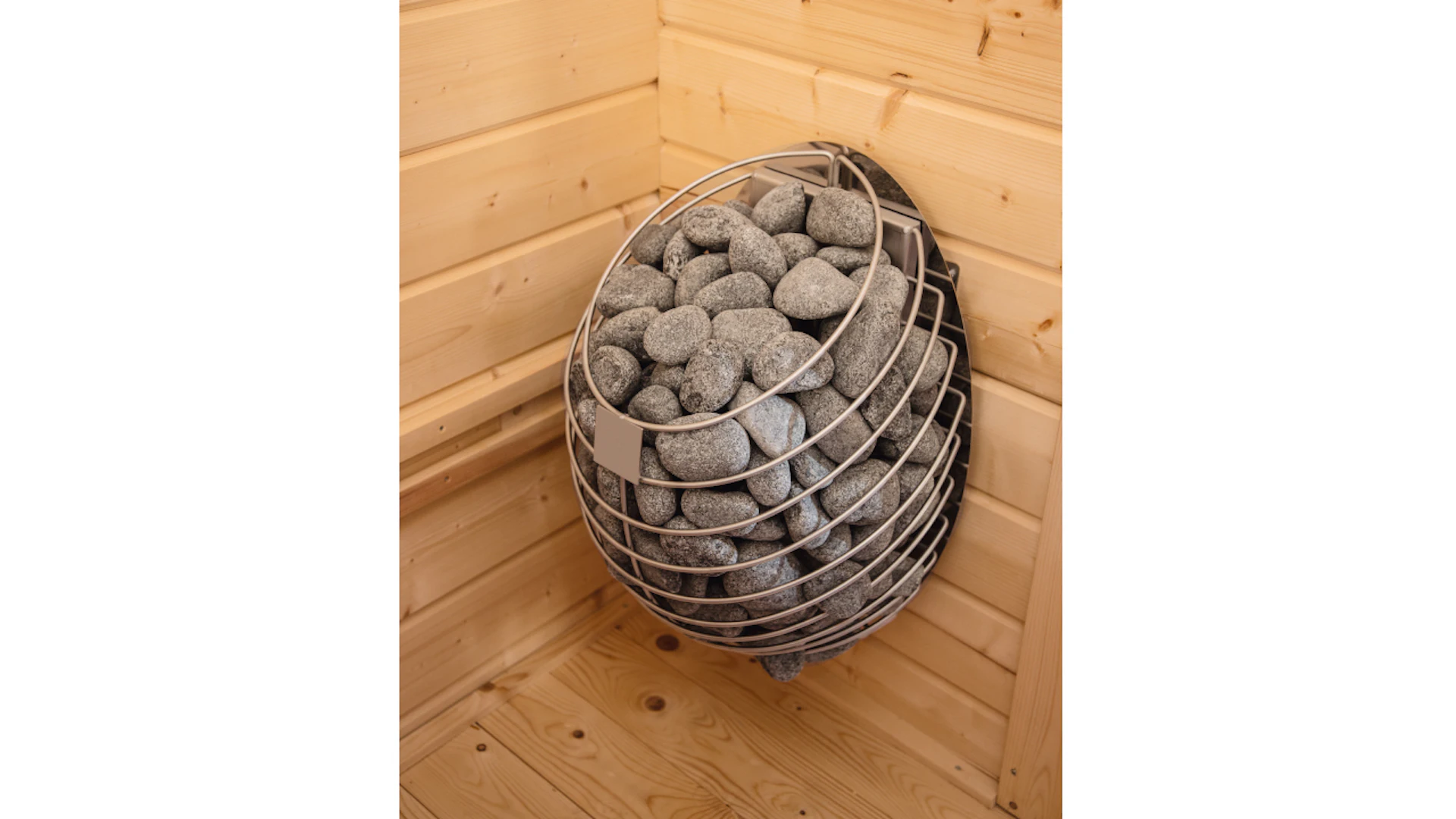 Chauffage de sauna haut de gamme suspendu 9 kW avec pierres de 60 kg