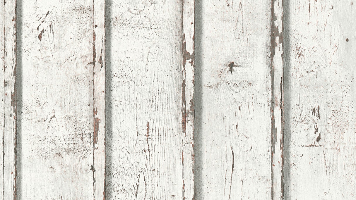 Carta da parati in vinile Best of Wood'n Stone 2a edizione A.S. Création muro in legno stile country in legno grigio crema bianco 701