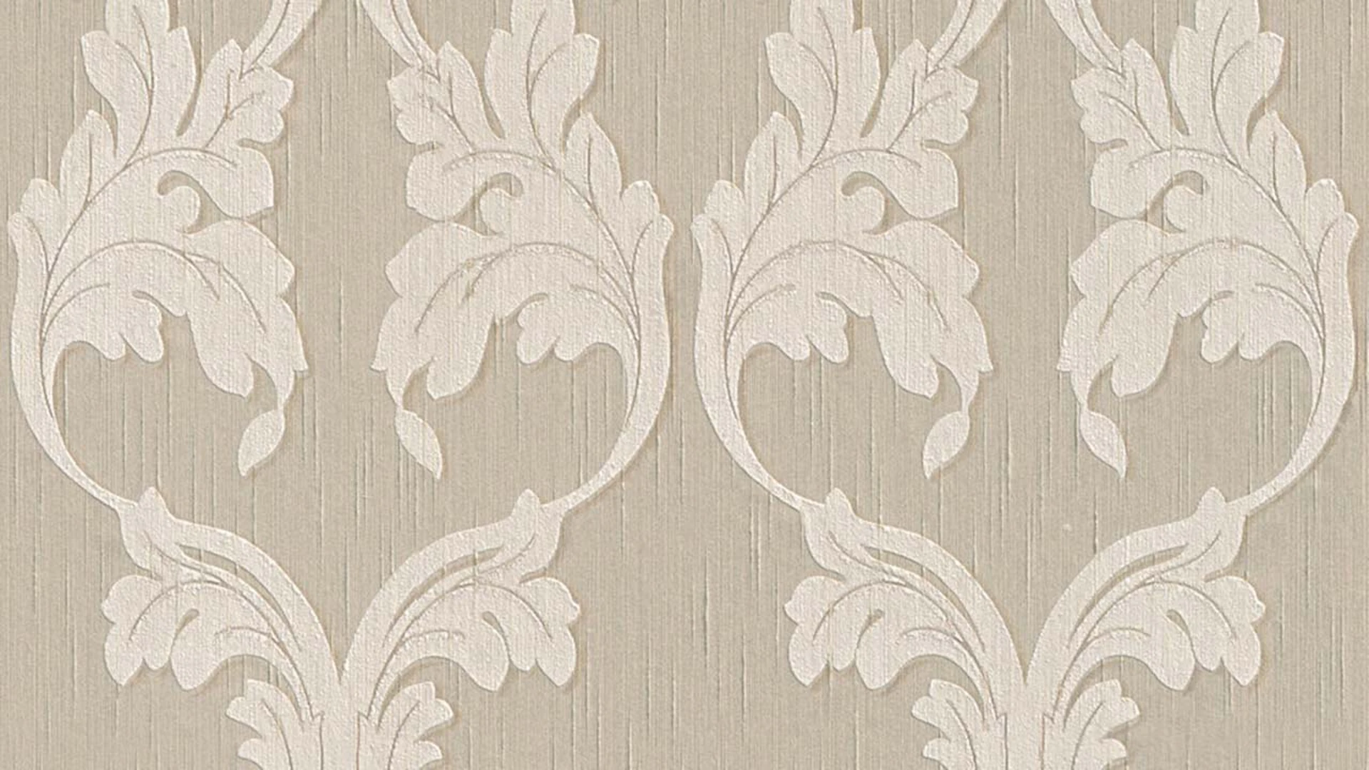 textile thread wallpaper beige vintage flowers & nature tessuto 281