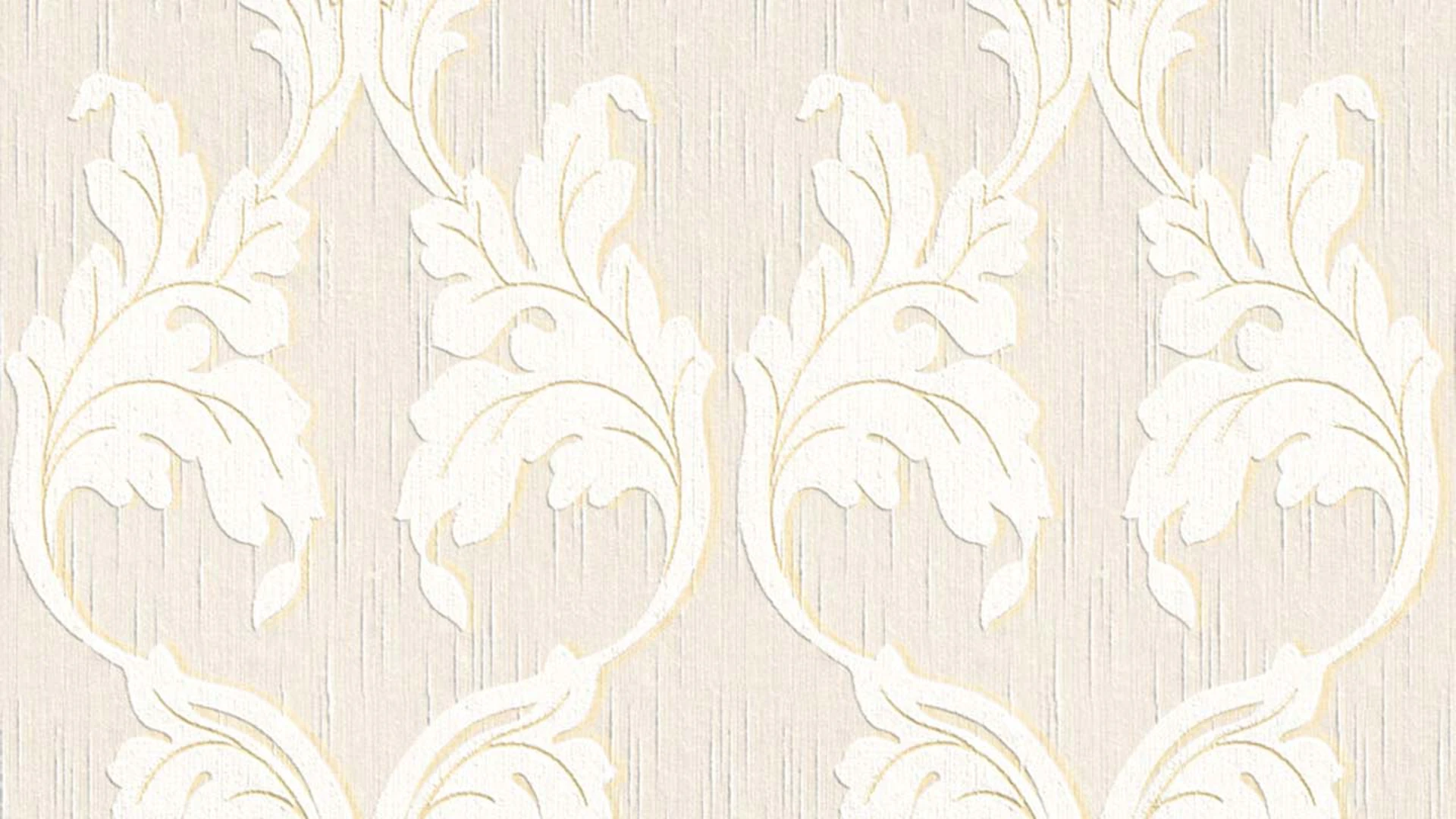 textile thread wallpaper beige vintage flowers & nature tessuto 287