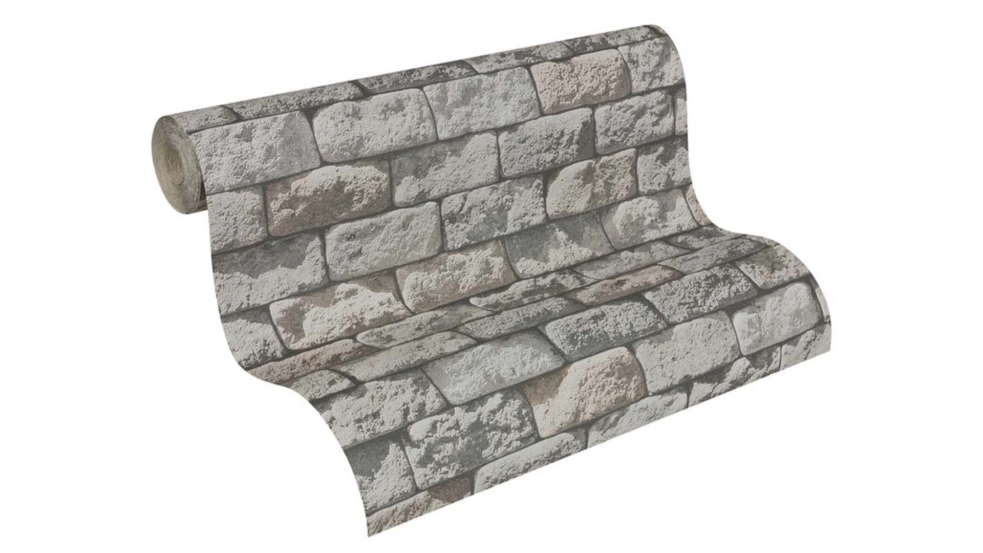 Paper-backing wallpaper stone wallpaper grey country houseModern Stones Il Decoro 341