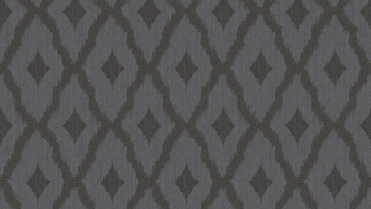 Textilfädentapete grau Klassisch Vintage Ornamente Tessuto 2 975