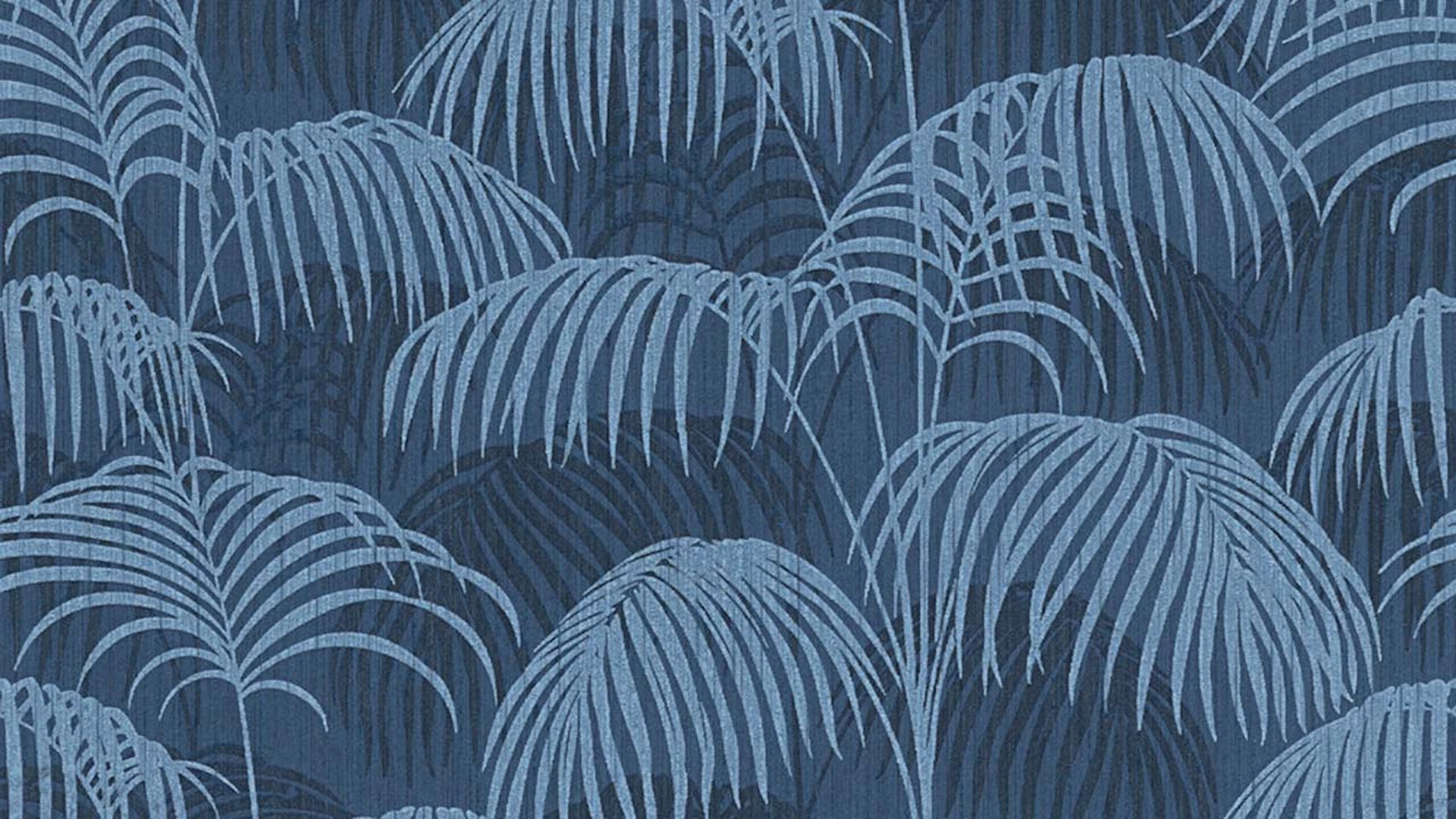 Textilfädentapete blau Klassisch Vintage Blumen & Natur Ornamente Tessuto 2 983