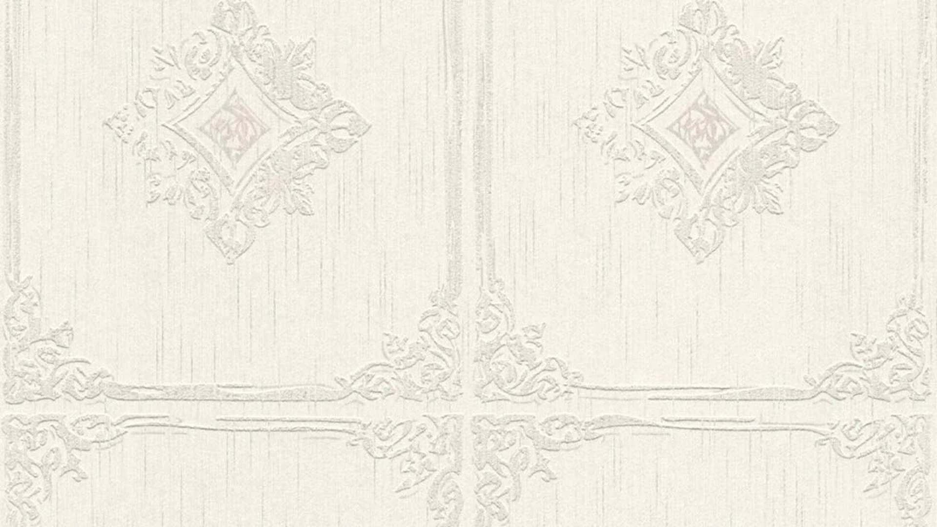 Textile thread wallpaper cream classic vintage flowers & nature ornaments Tessuto 2 992