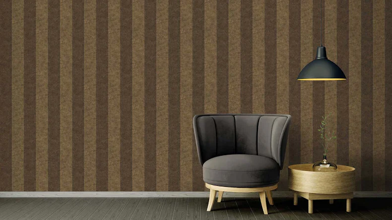 papier peint en vinyle texturé papier peint brun rétro rayé versace 2 171